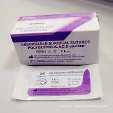 Disposable Sterilized Medical Surgical Suture with Needle